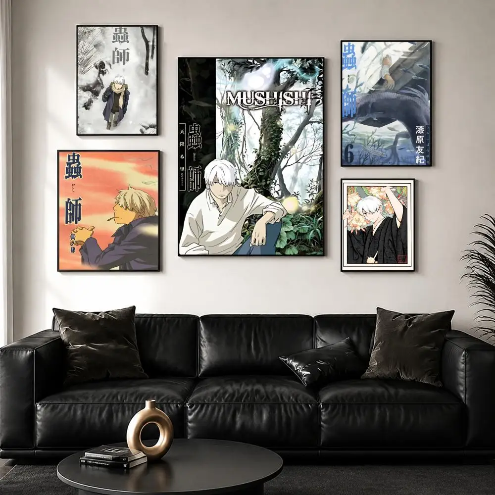 M-MushishiS Comics Poster Wall Poster Self-adhesive Waterproof For Cartoon/Anime room & Dorm wall Decor & Manga retail Store view 2