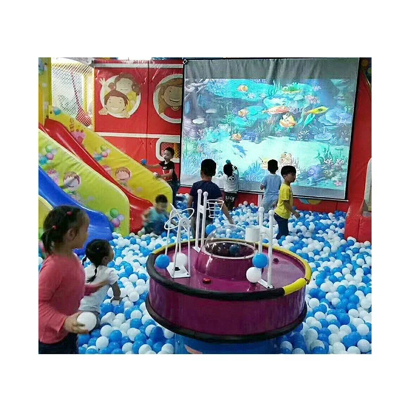 VR Kids Fun Zone AR Magic Ball Interactive Projection Wall Game Children Interactive Projector Games