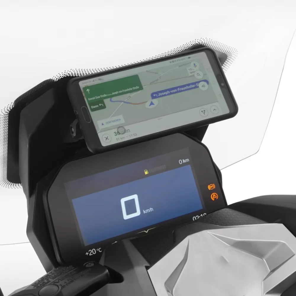 Mobile phone holder USB charging port FOR BMW C400X C 400X C 400 X Motorcycle GPS Phone Navigatio Bracket Holder Support
