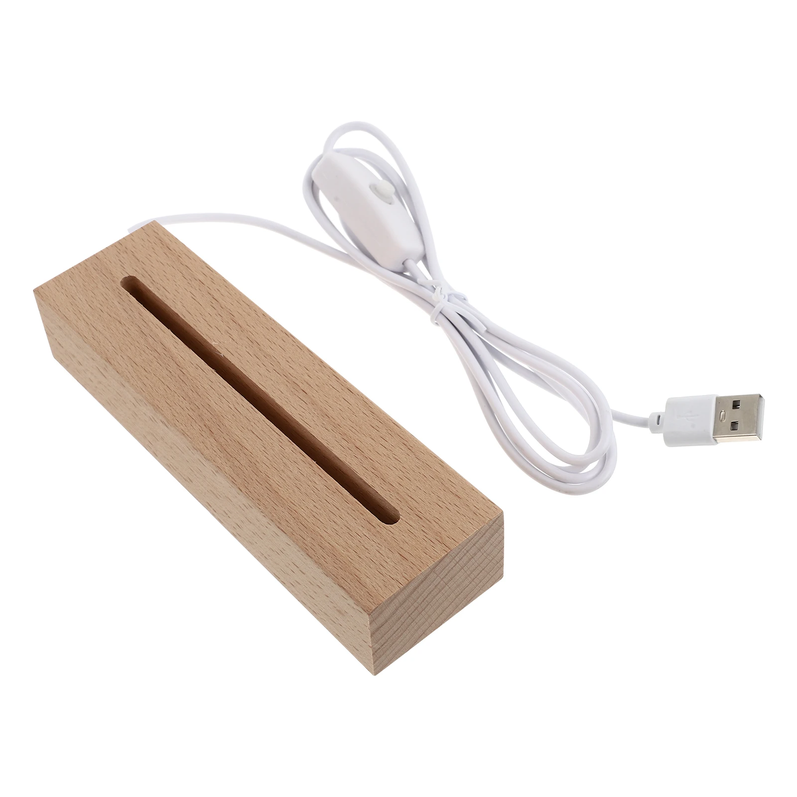 

Beech Luminous Base Lighting Board Stand Decor Acrylic Holder Bracket LED Display