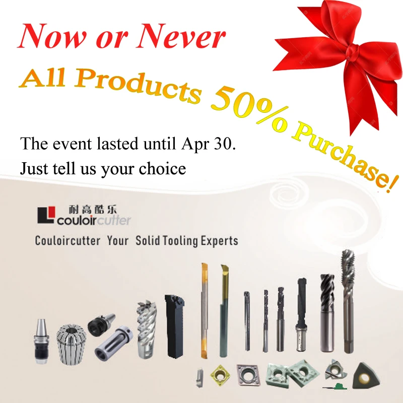 Ball-Nose/Face Mills Solid Carbide 50% Off CNC Milling Tool Bits Metal Steel/Cast Iron Roughing/Semi-Finish/Finishing