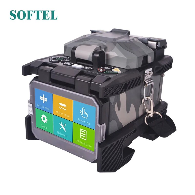 6-Motor Core Fiber Optic Fusion Splicer for FTTH with Fast Heating