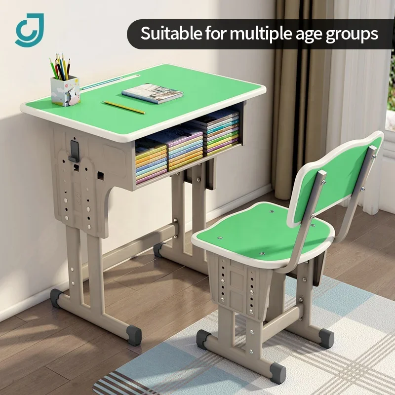 Primary School Classroom Furniture Wood Student Desk and Chair for Student Study Table With Chairs view 2