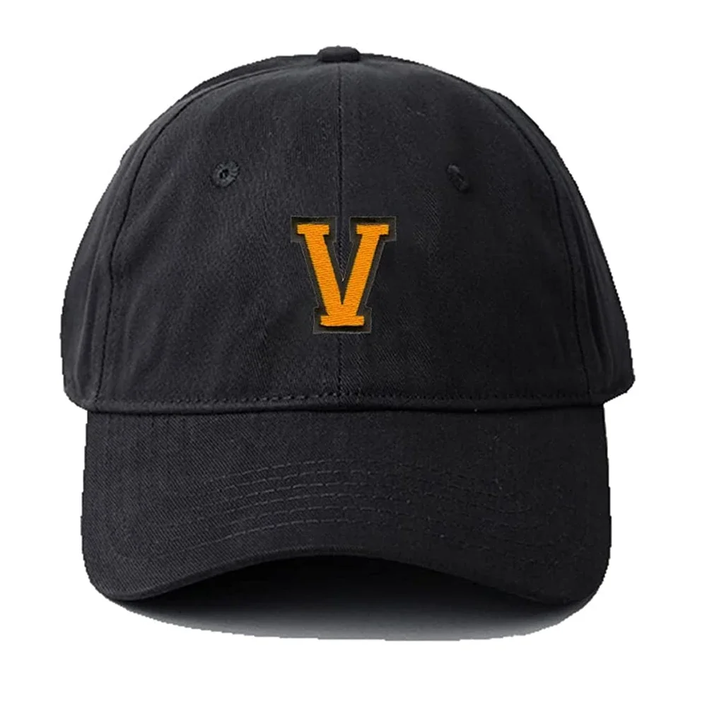 

Lyprerazy Men's Baseball Cap Sport Letter V Embroidery Hat Cotton Embroidered Casual Baseball Caps