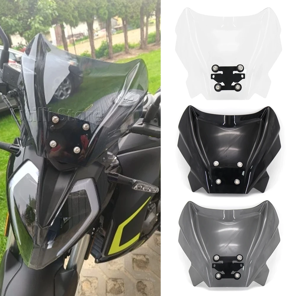 

New Motorcycle Accessories Windshield Windscreen Wind Shield Deflectore For KEEWAY RKF 125 RKF125 2018 2019 2020 2021 2022