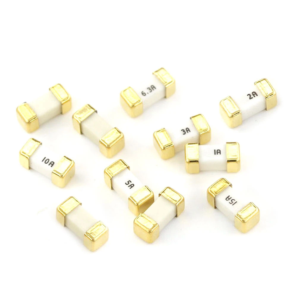 

1000Pcs/Lot Gold Silver 1808 125V 250V AC 451 SMD Fast blow Fuse 2410 Fuse Holder 3A 3.15A 3.5A 4A 5A 6.3A 7A 8A 10A 12A 15A 20A