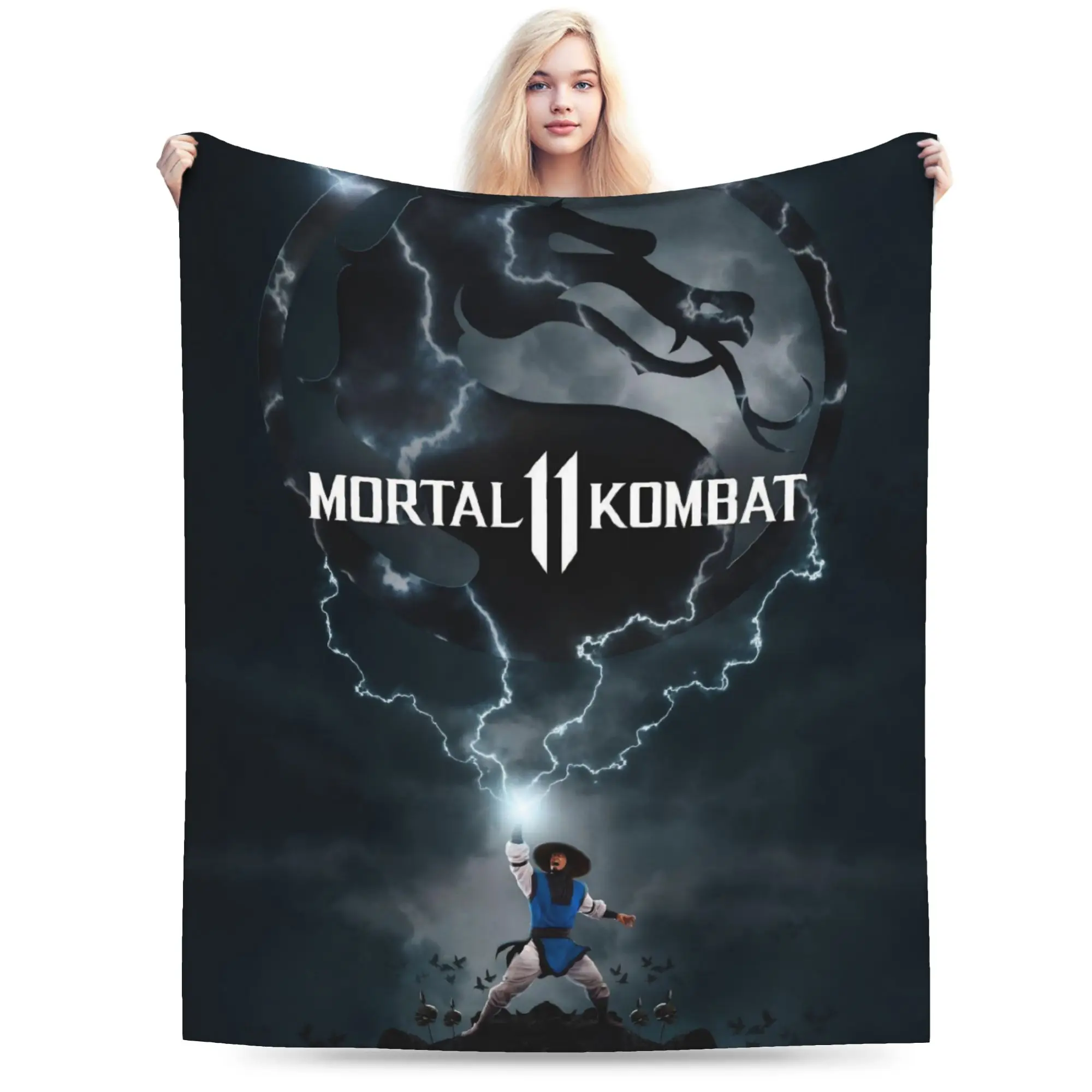 Mortal Kombat II Moive 2026 Blanket Multiple Sizes Cozy and Lightweight  Throw Blankets for Couch Sofa and Bed