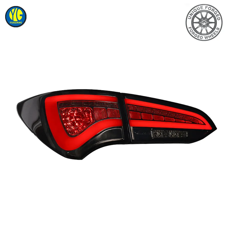 26 Style For Hyundai Ix45 Santa Fe Accessories 2013 2018 Tail Lights Rear Lights Upgrade LED Turn Signal Taillight Tail Lamp