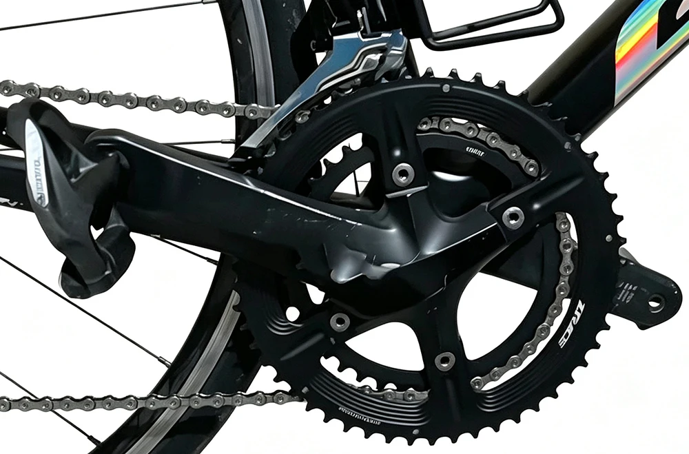 ZRACE Asymmetrisches Kettenblatt für Rennräder 110BCD 4-Bolzen, 105 FC-R7000 / ULTEGRA FC-R8000 / DURA-ACE FC-R9100, 50-34T 52-36T 53-39T – Detail 15