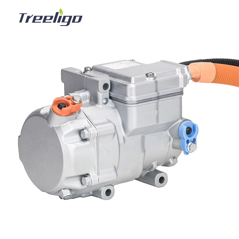 Veículo híbrido elétrico universal carro van mini ônibus 14cc 18cc 12v 24v 72v dc ar condicionado ac scroll compressor