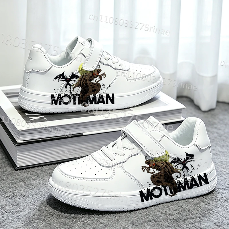 

New Popular Mothman Kids Sports Shoes 7-18 Year Old Boys Girls Soft Sole Comfortable Trendy Casual Sneaker Ships in 24