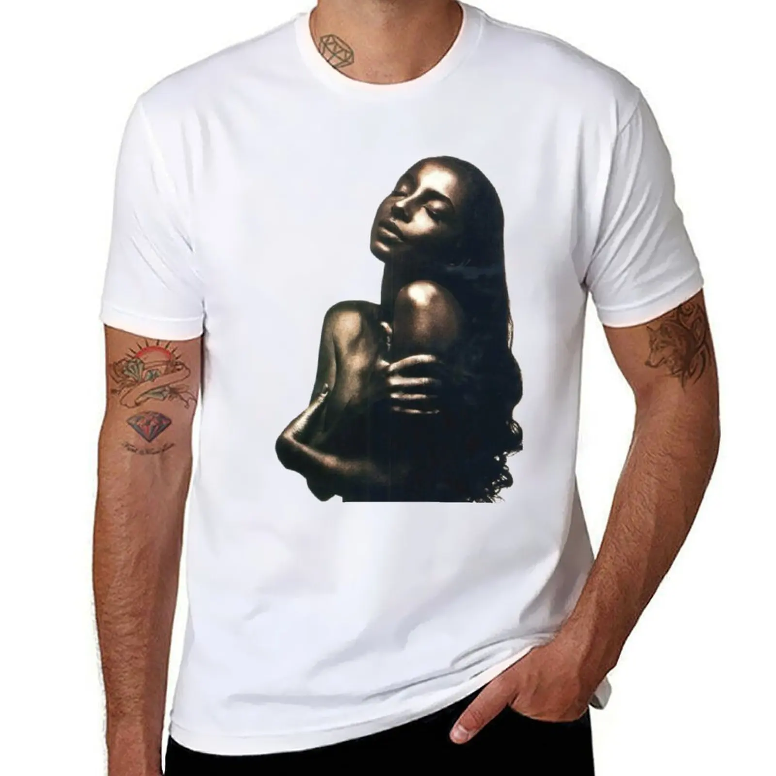 

Футболка с дизайном Sade love delux, мужская футболка с рисунком, мужские футболки для мужчин, дизайнерская футболка