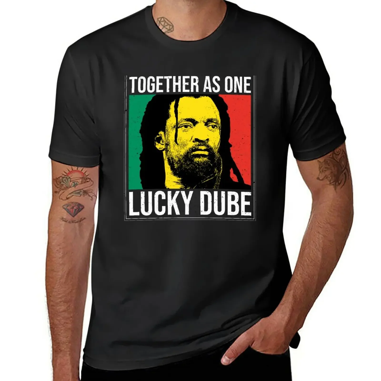 New Together As One - Lucky Dube T-Shirt boys white t shirts cute tops heavyweight t shirts t shirts for men cotton