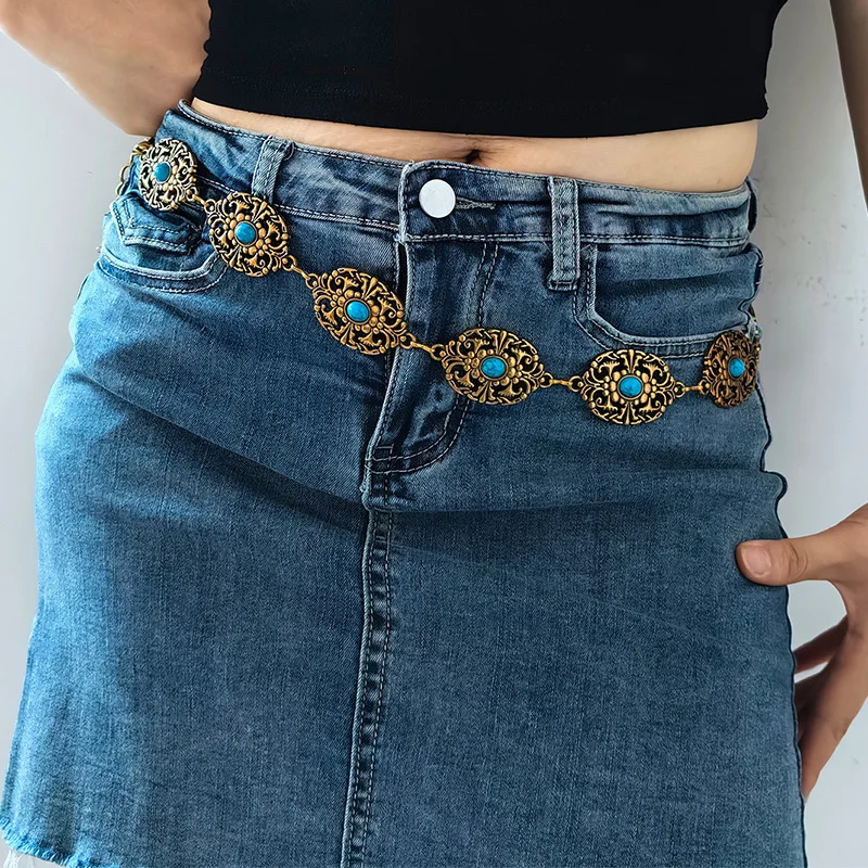 فاسق القوطية البخار الصليب الخصر سلسلة JK اكسسوارات تنورة سلسلة ثقافة فرعية قابل للتعديل y2k حزام للنساء موضة مجوهرات للجسم #2