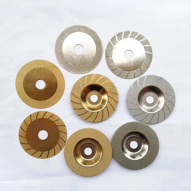 4" Diamond Cutting Grinding Disc 100mm Saw Blades Coated Diamond Wheel For Glass Jade Stone Ceramics Cutting #150 Grit