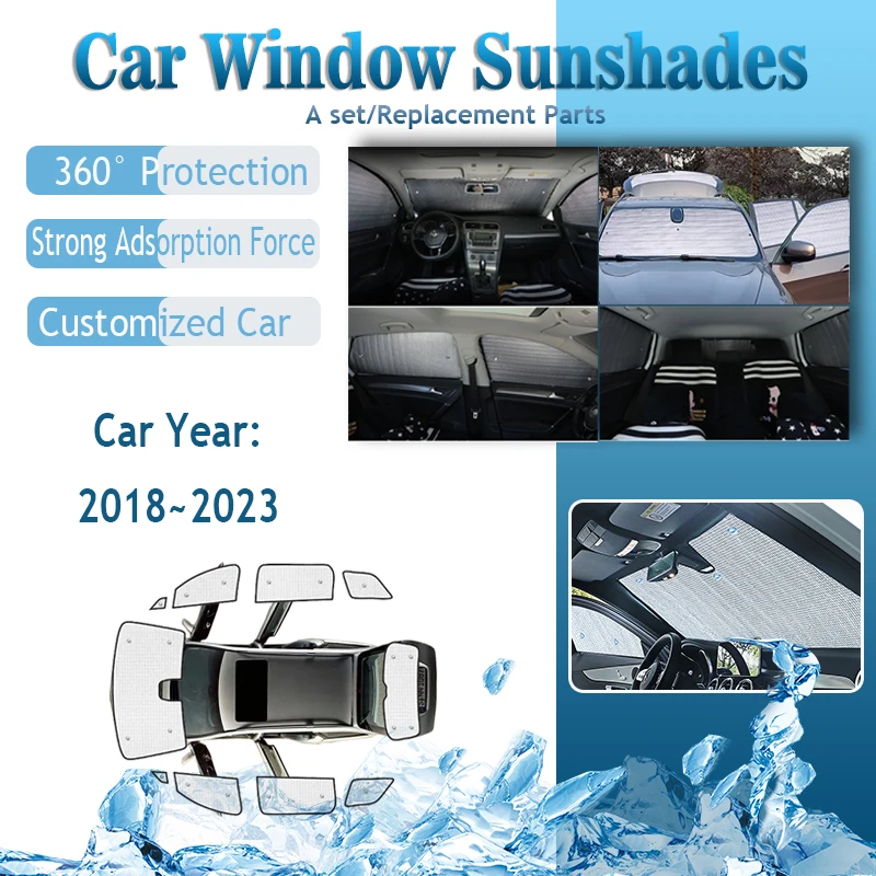 

Car Anti-UV Sun Visor For Hyundai Santa Fe TM LWB TM 2018-2023 Windshield Sunshades Windows Sun Protection Visor Car Accessories