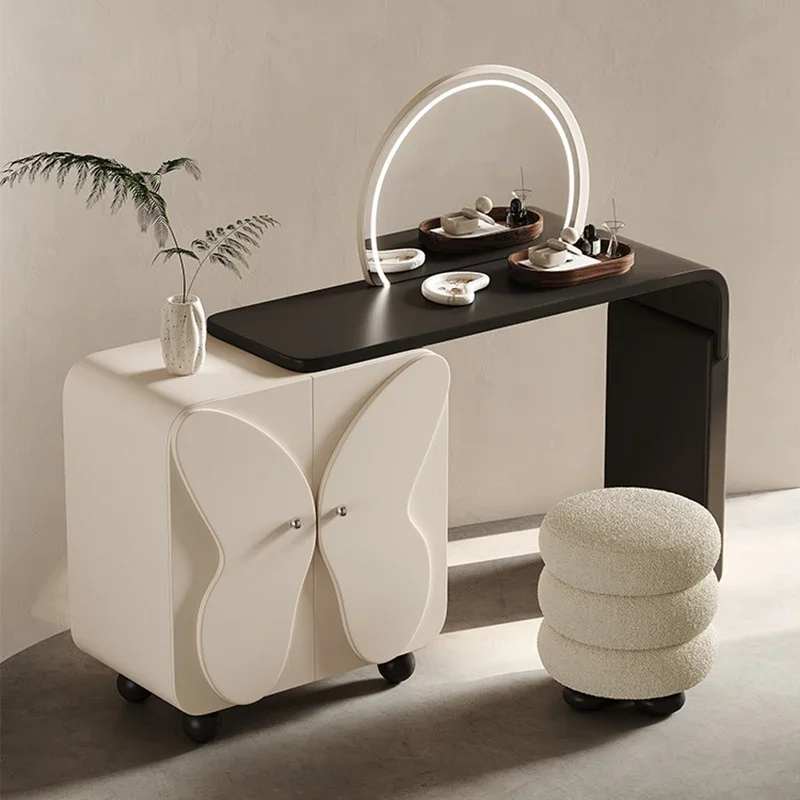 

Bedroom Storage Vanity Table Makeup Drawers Mirror Chair Dressing Table Jewelry Corner Modern Penteadeira Lounge Suite Furniture