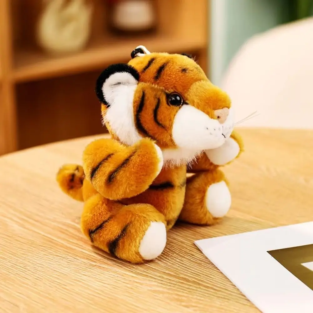 Animal Theme Claw Tiger Keychain Paw Holder Stuffed Keychain Tiger Pendant 13cm Tiger Phone Accessories