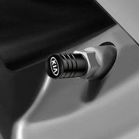 4pcs For Kia Rio Picanto Sportage Niro Morning Ceed ProCeed Stonic Optima Forte K7 Car logo Tire Valve Caps Accessories