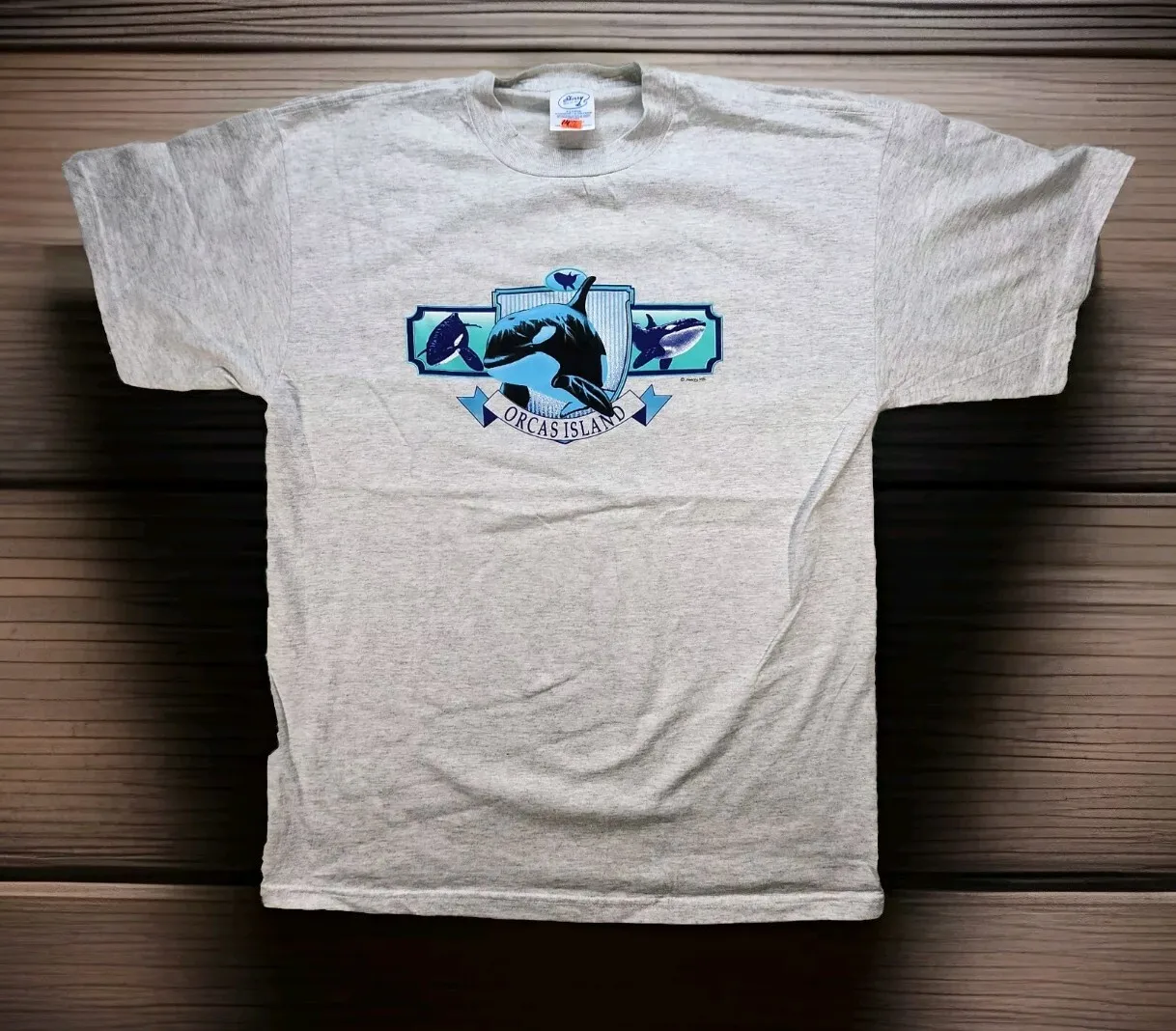 Sherry Orcas Island Killer Whale Mens XL T-shirt Washington Tourism Destination