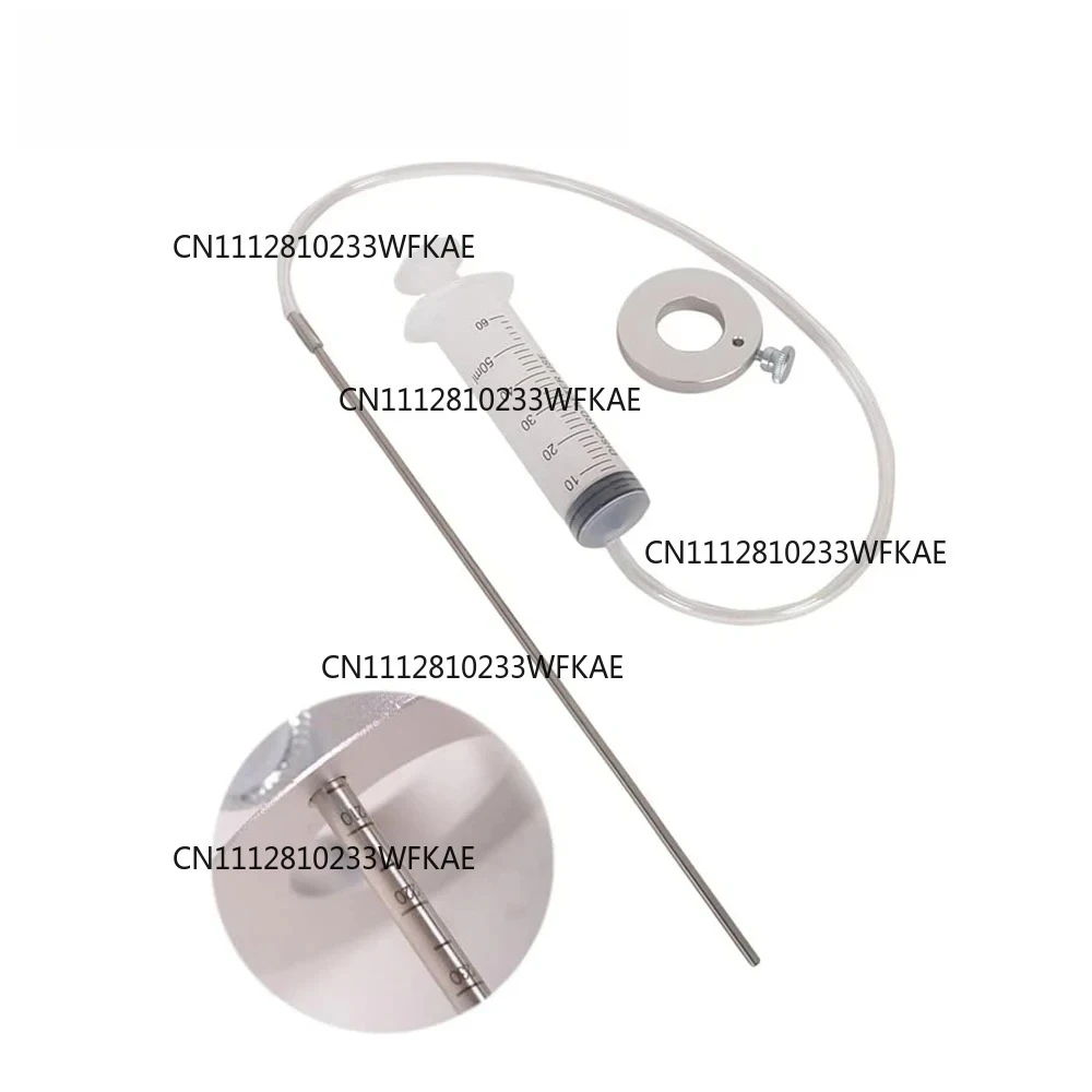 Universal Motorcycle Fork Oil Level Tool Adjuster Suspension Oil Level Gauge Syringe with 60ml Adjustable Ring