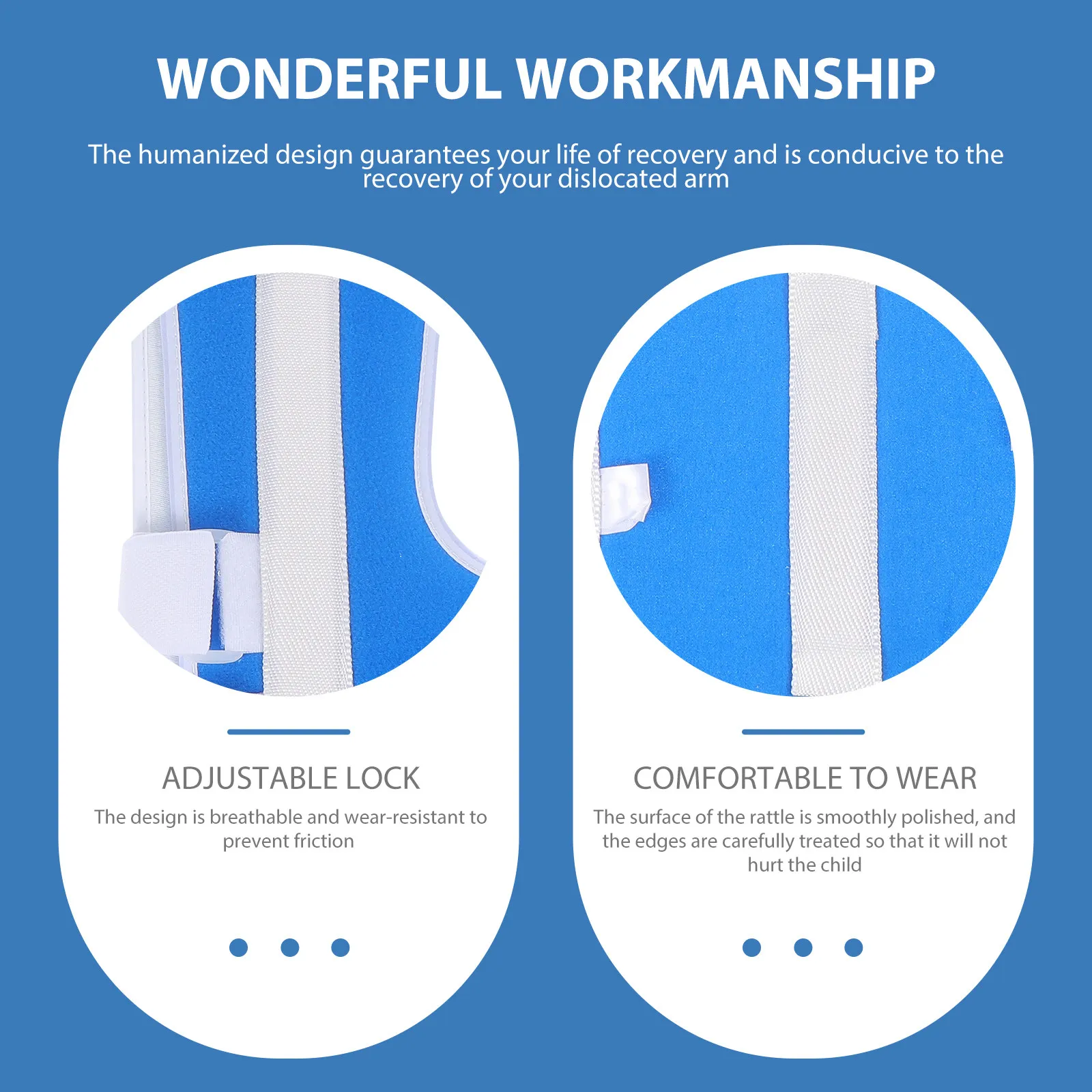 

1Pcs Humeral Fixation Belt High-Durability Breathable Rehabilitation Strap for Shoulder Joint Subluxation Recovery Support