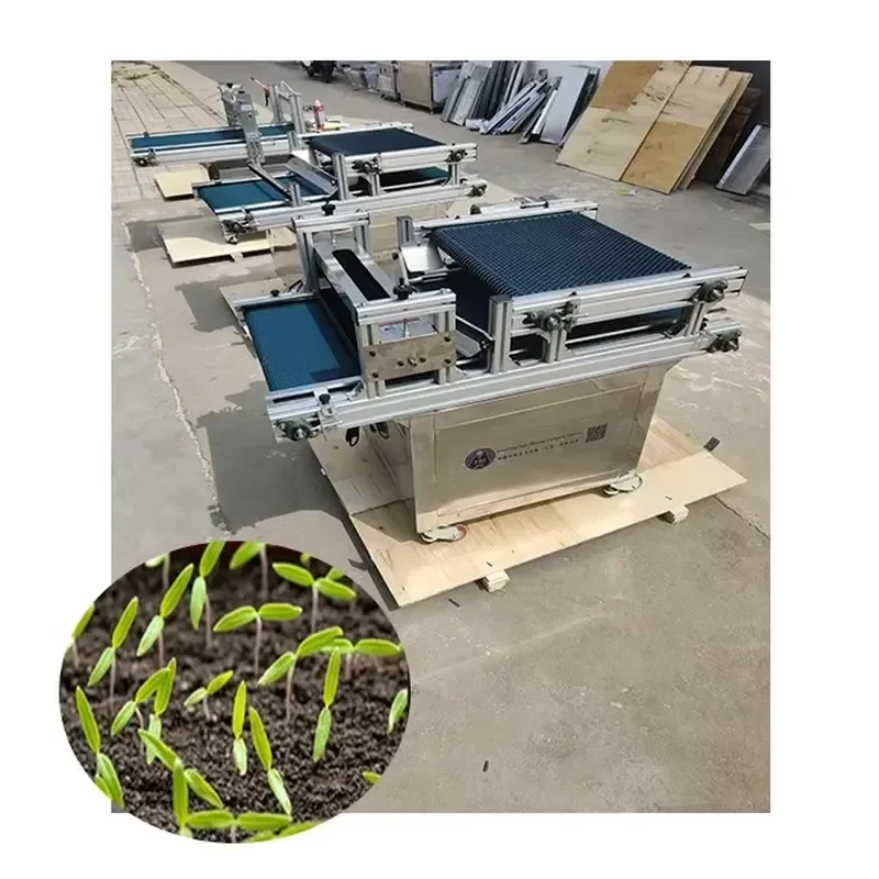Planting Base Hole Tray Seedling Machine Automatic Light Sensing Seedling Machine Seeding and Seedling Raising Integrated