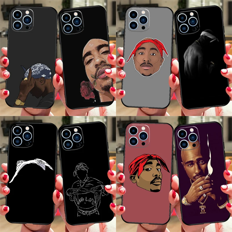 Rapper 2pac Singer Tupac Case For Xiaomi 17 Pro Max 15 14T 15T 17T Pro POCO F9 Ultra F5 F6 F7 F8 X7 X5 X6 X8 Pro Cover