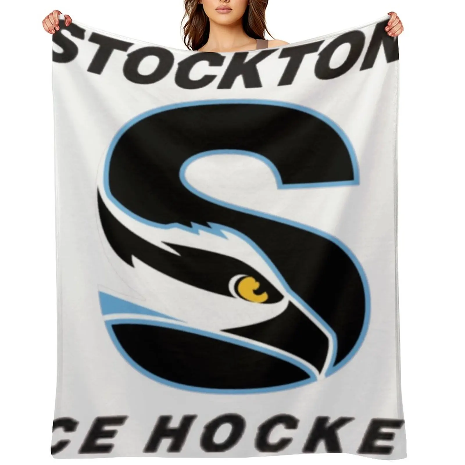 

Stockton Ice Hockey Throw Blanket Soft Big Beautifuls Decorative Throw christmas decoration Blankets