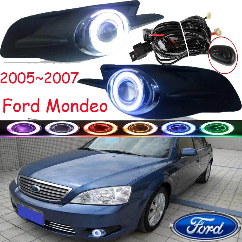 1set Car bumer headlamp for Ford Mondeo fog light fusion 2005~2007y halogen car accessories for Mondeo headlight