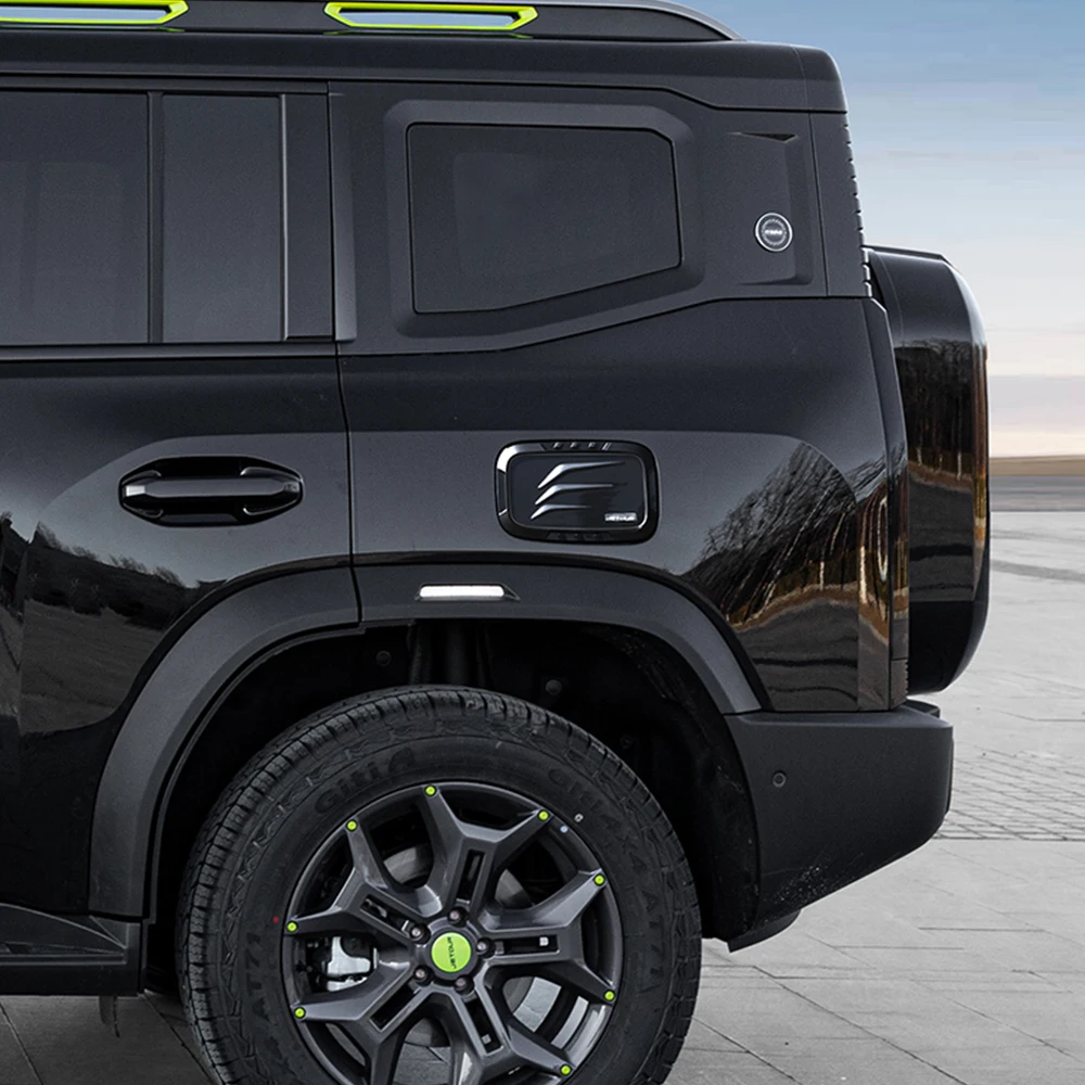 

Для Chery Jetour Traveler T2 крышка топливного бака декоративная наклейка модификация автомобиля углеродное волокно узорчатый продукт ABS материал