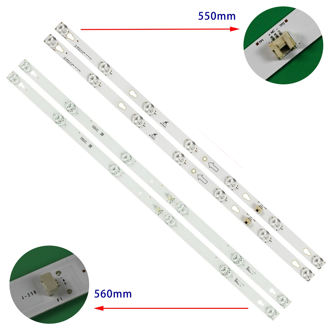 

20pcs/10set LED Strip for Thomson 32HB5426 TCL L32S4900 L32P1A 32S301 4C-LB3206-HR03J HR01J TOT_32D2900 32HR330M06A5 V5