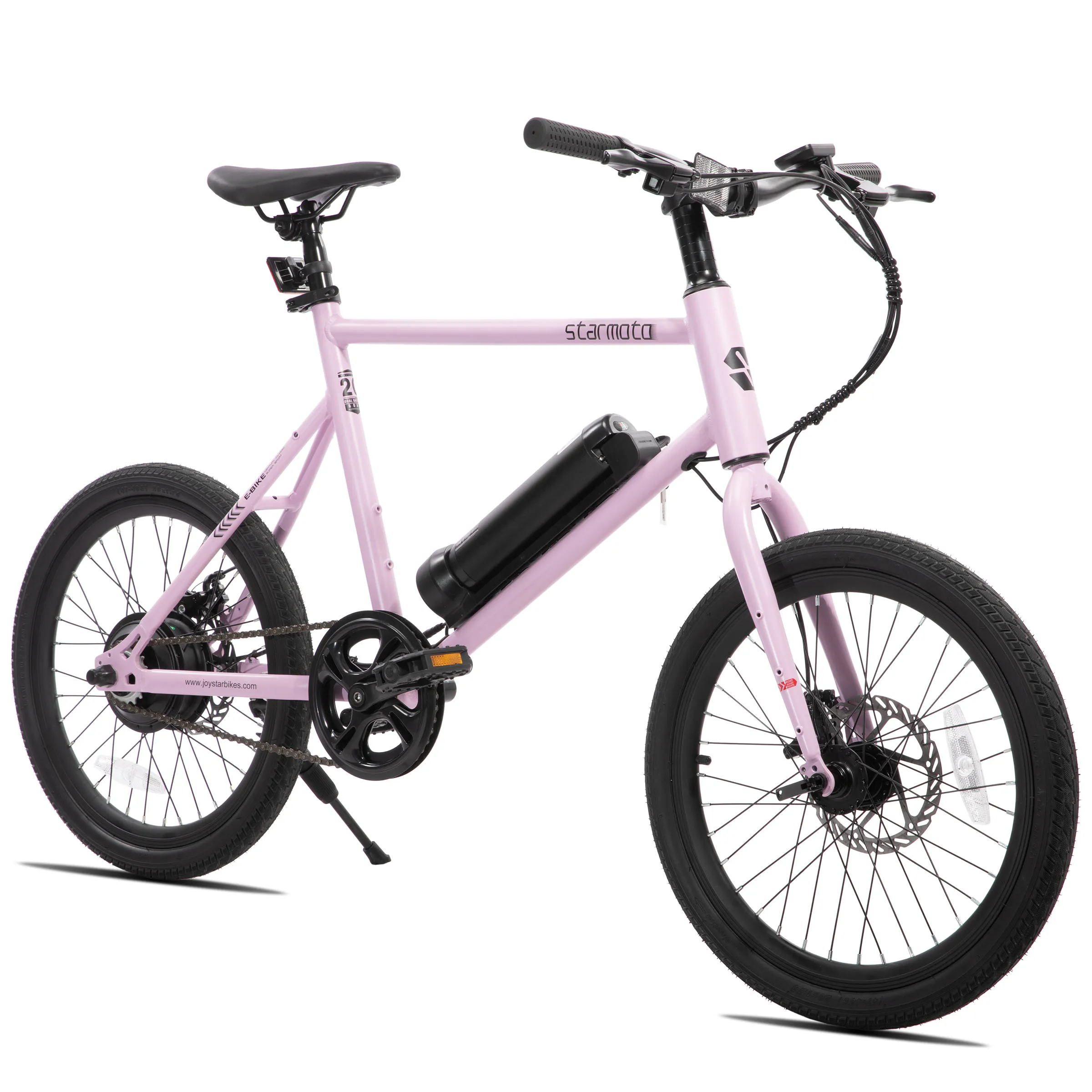 JOYSTAR 20" Electric Bicycle for Kids Aged 7-12 Max 15 Miles 16 Mph with 7.8 Ah Battery Dual Disc Brakes Kids Ebike image 3