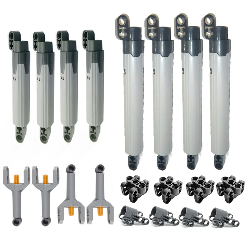 24Pcs/Lot Technical 15L Linear Actuator Long 61927 MOC Building Blocks Bricks 61904 61905 92693 Parts DIY Spare Bulk Parts Toys