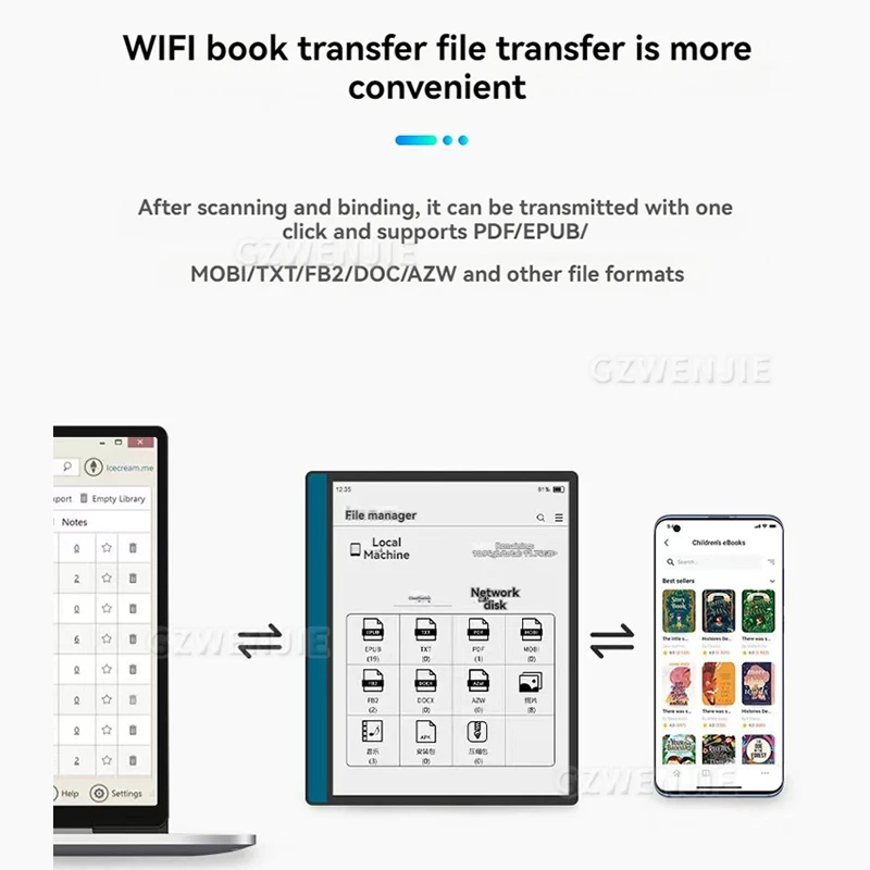 10.3인치 전자책 리더기 4G+64G E-잉크 227PPI 화면 전자책 리더기 WIFI 전송 4G+64GB 안드로이드 11 전자책 리더기