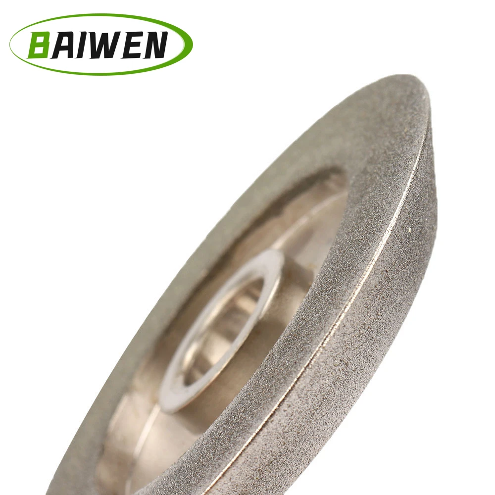 1PC 78x12.7x10mm Diamond Coated Grinding Wheel 45 degree Diamond Disc 150Grit for Sharpening Grinding Chamfering Abrasive Tools