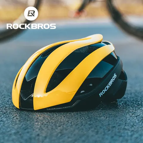 ROCKBROS 사이클링 헬멧 브레이크 바람 공기 환기 초경량 자전거 헬멧 안전 보호 남자 여자 MTB 도로 자전거 헬멧