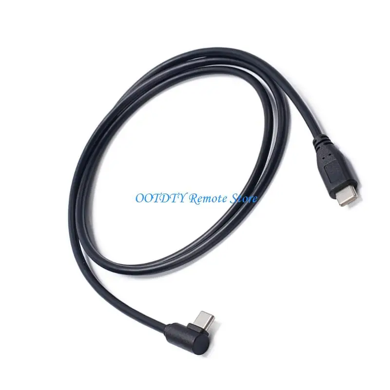 90 градусов USB C Кабель 60 Вт быстрая зарядная линия подходит для одновременной доставки питания и передачи данных на