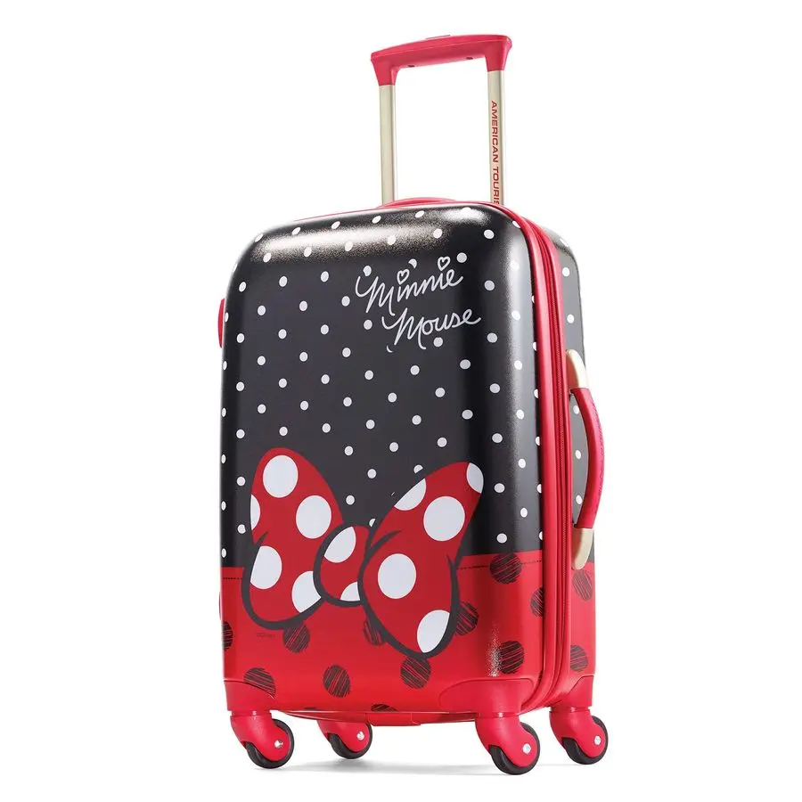 

Hardside Luggage With Spinner Wheels, Minnie Mouse Red Bow, CarryOn 21Inch
