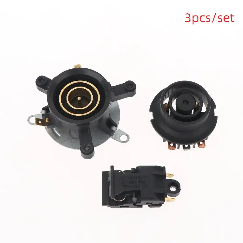 【CCA】3Pcs Electric Kettle Base Thermostat Temperature Control Switch Connector Coupler Socket Electric Kettle Accessories