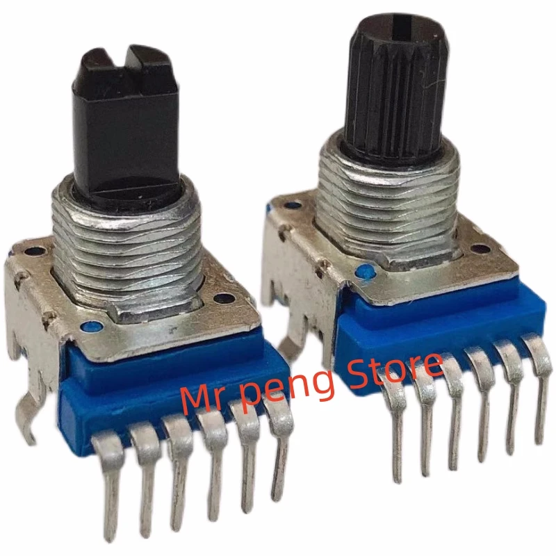 2pcs Type 142 for ROCK-1904 power amplifier Volume potentiometer 6-pin vertical B50K flower handle RK12 speaker tuner A10K