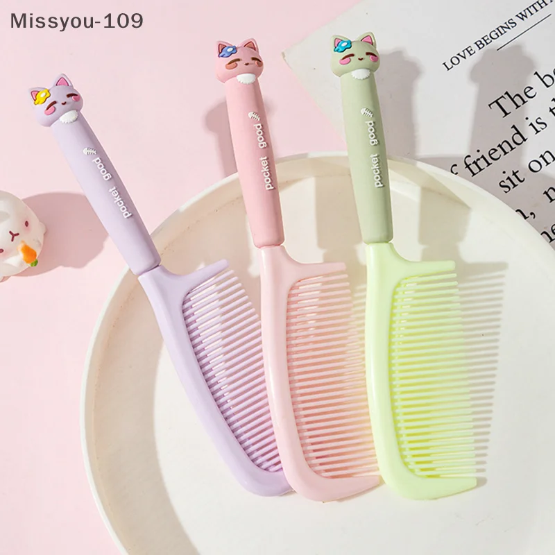 مشط سيليكون ناعم محمول على الطراز الكرتوني لتصفيف الشعر - فرشاة شعر خفيفة الوزن وصديقة للسفر مثالية للفتيات #3