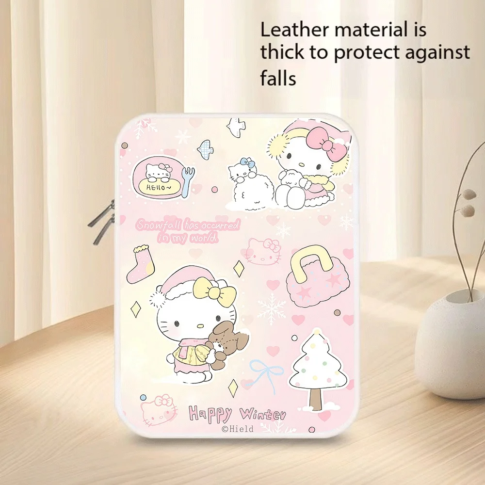 

Cute Cartoon Anime Cinnamon Hello Kitty Kuromi 10 11 12 13 14 15 Inch Pu Tablet Bag Laptop Sleeve Bag for Macbook Holiday Gift