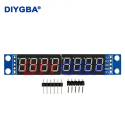 10pcs/lot MAX7219 LED Dot Matrix 8 Digit 7-segment Digital Tube Display Control Module For Arduino