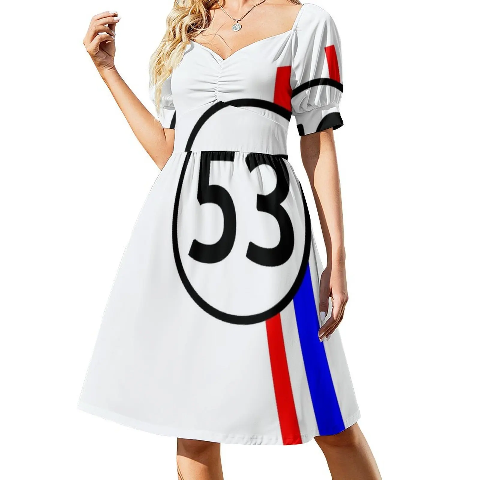 فستان Herbie The Little Bug From The Racing Car Movie للسيدات للحفلات، ملابس نادي مطبوعة عصرية للإناث Herbie #2