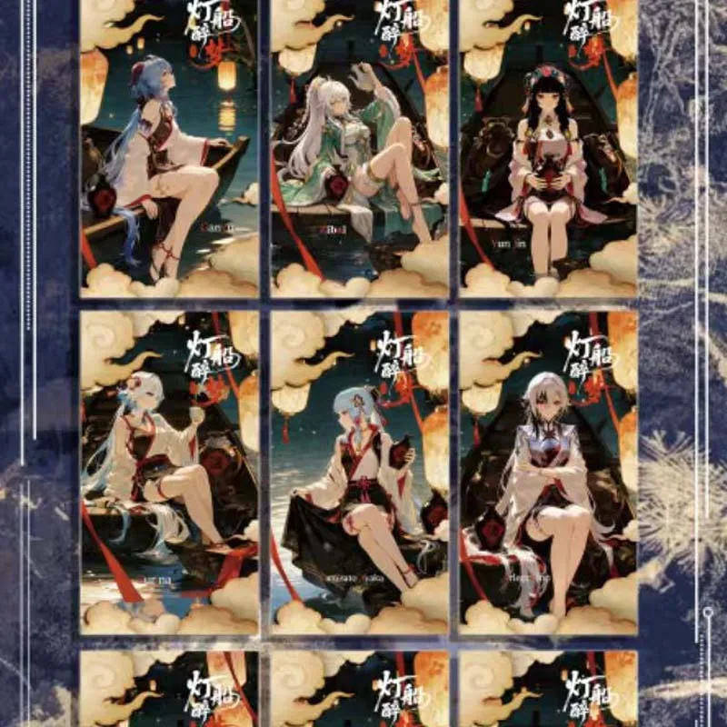 Wholesale Goddess Story Collection Card Duoduo Culture Card Brick Acrylic Enamel Sakura New Year Drama Game Booster Trading Card view 6