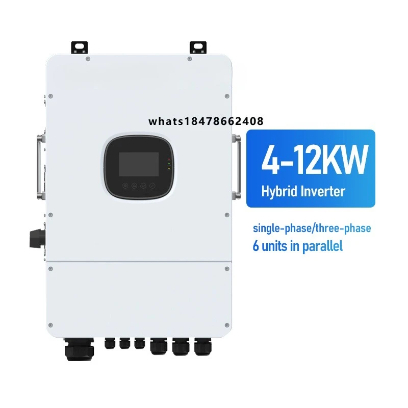 Solar Lithium Batteries and Hybrid Inverters 10kw 5Kw 3 Phase/single/split Phase Ip65 Hybrid Solar Inverter on Grid Off Grid