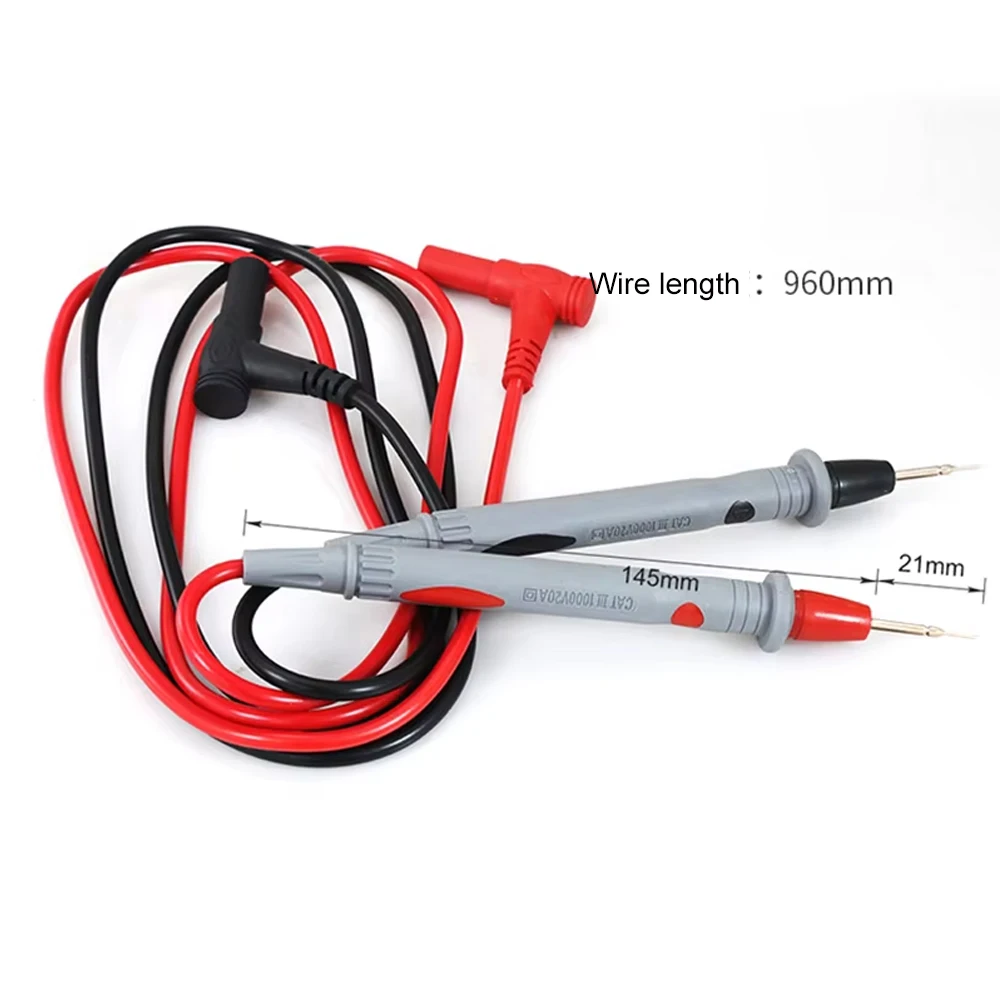 CAT III 1000V 20A Probe Test Leads Pin for Digital Multimeter Needle Tip Multi Meter Tester Lead Probe Wire Pen Cable