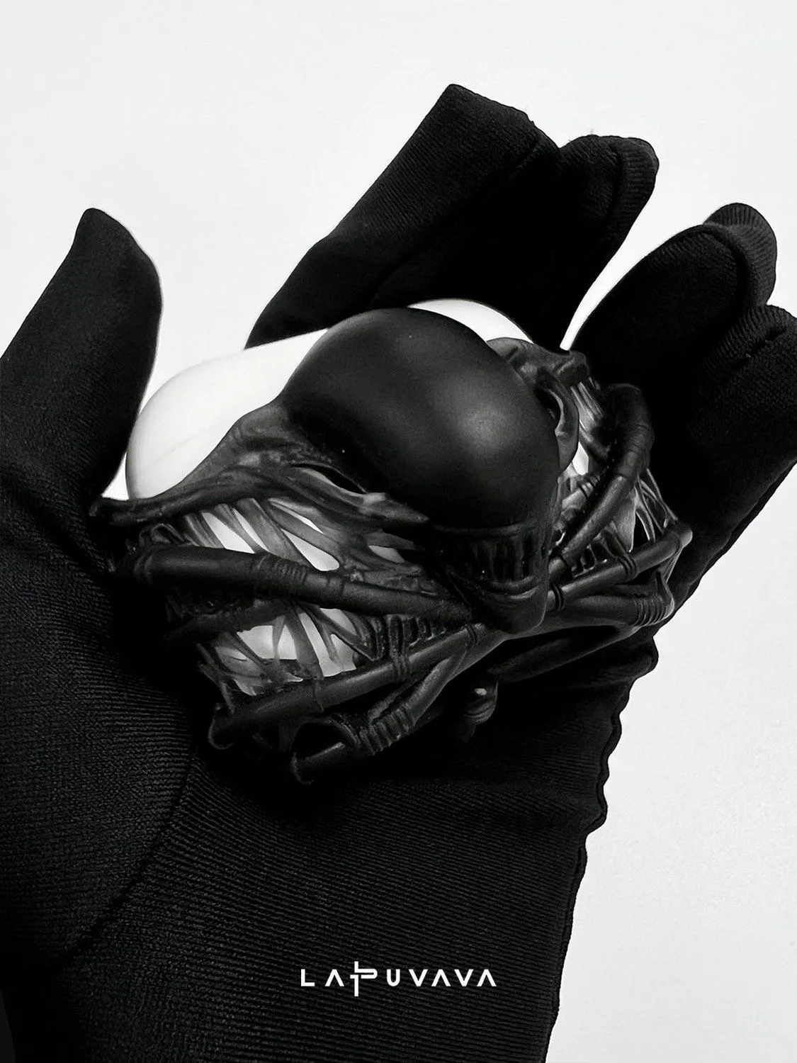 Casing headphone bentuk khusus hitam, casing lembut silikon cair, cocok untuk headphone nirkabel Bluetooth Apple