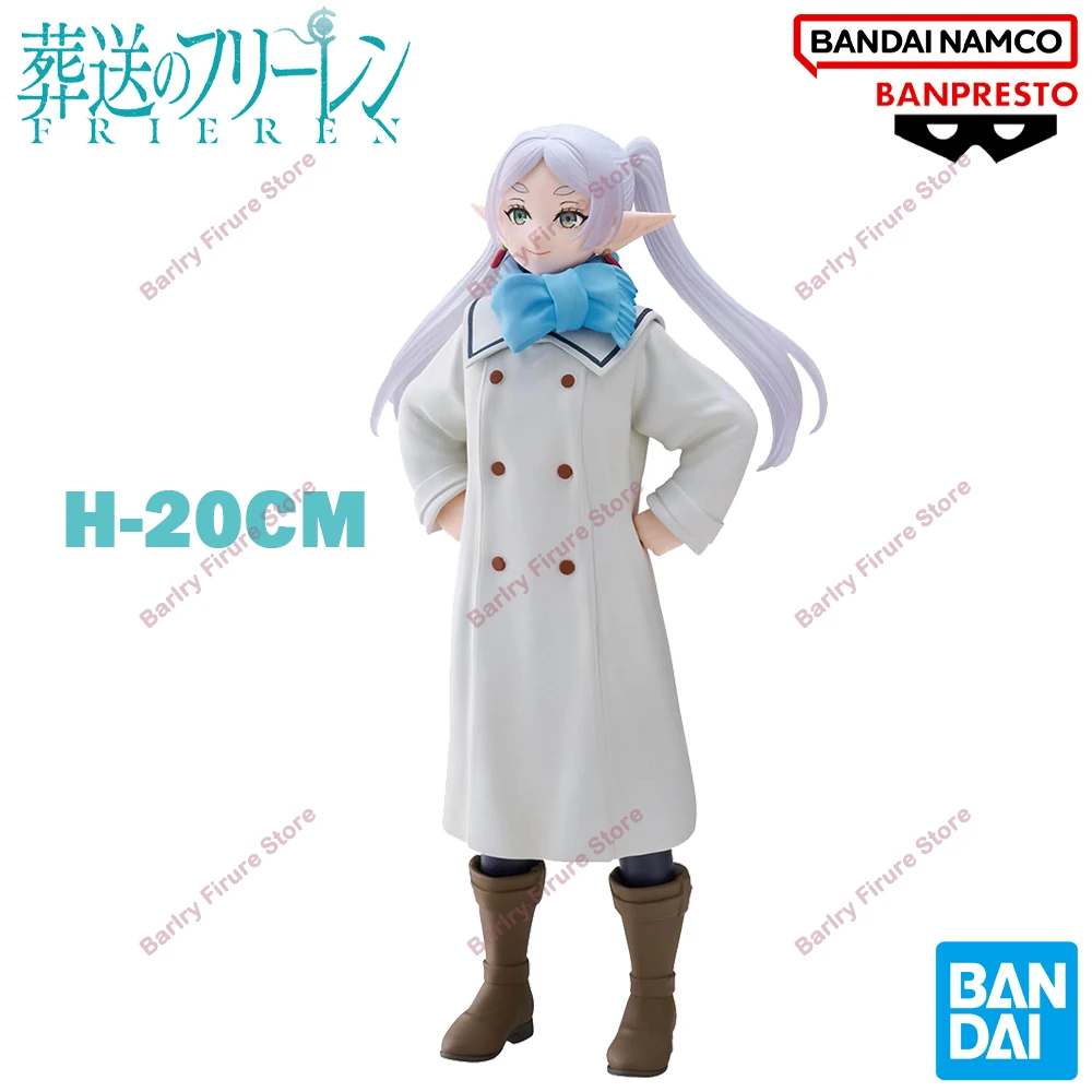 Original Genuine BANPRESTO Frieren: Beyond Journey's End Frieren Firgure 20cm Anime Figure Action Figures Toys Gifts For Kids